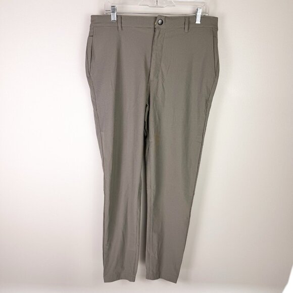 Cuts Men’s Pants Large Olive Green Slim Fit Performance Jogger Tapered Stretch - Picture 2 of 10